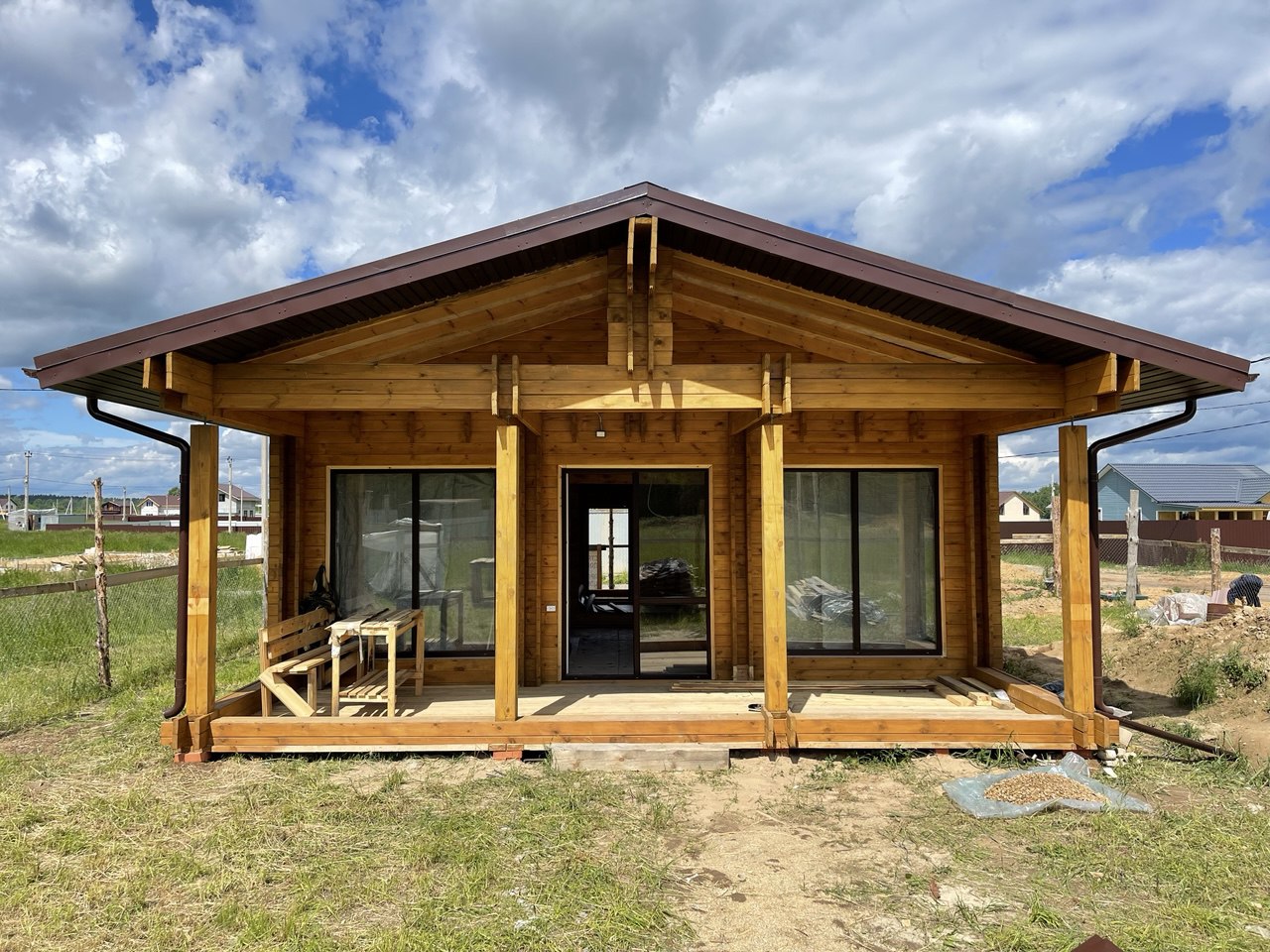 Дом из двойного бруса